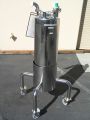 50 Liter Stainless Tank on Mobile Stand